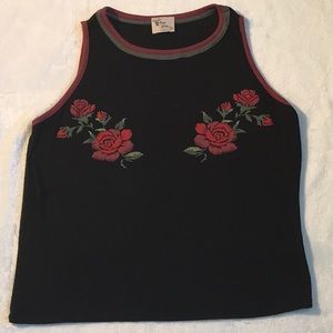 Four Girlz Floral Tank Top. Sz. M